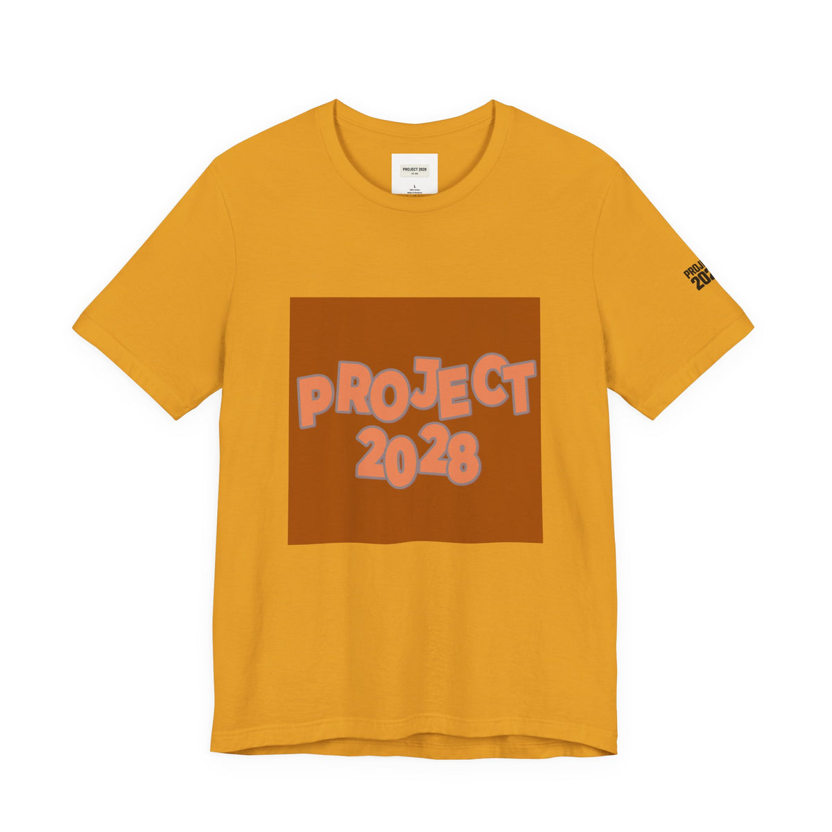 Project 2028 Tee — "Democracy Isn't Automatic" Political Awareness T‑Shirt - Make a Statement Without Saying a Word!