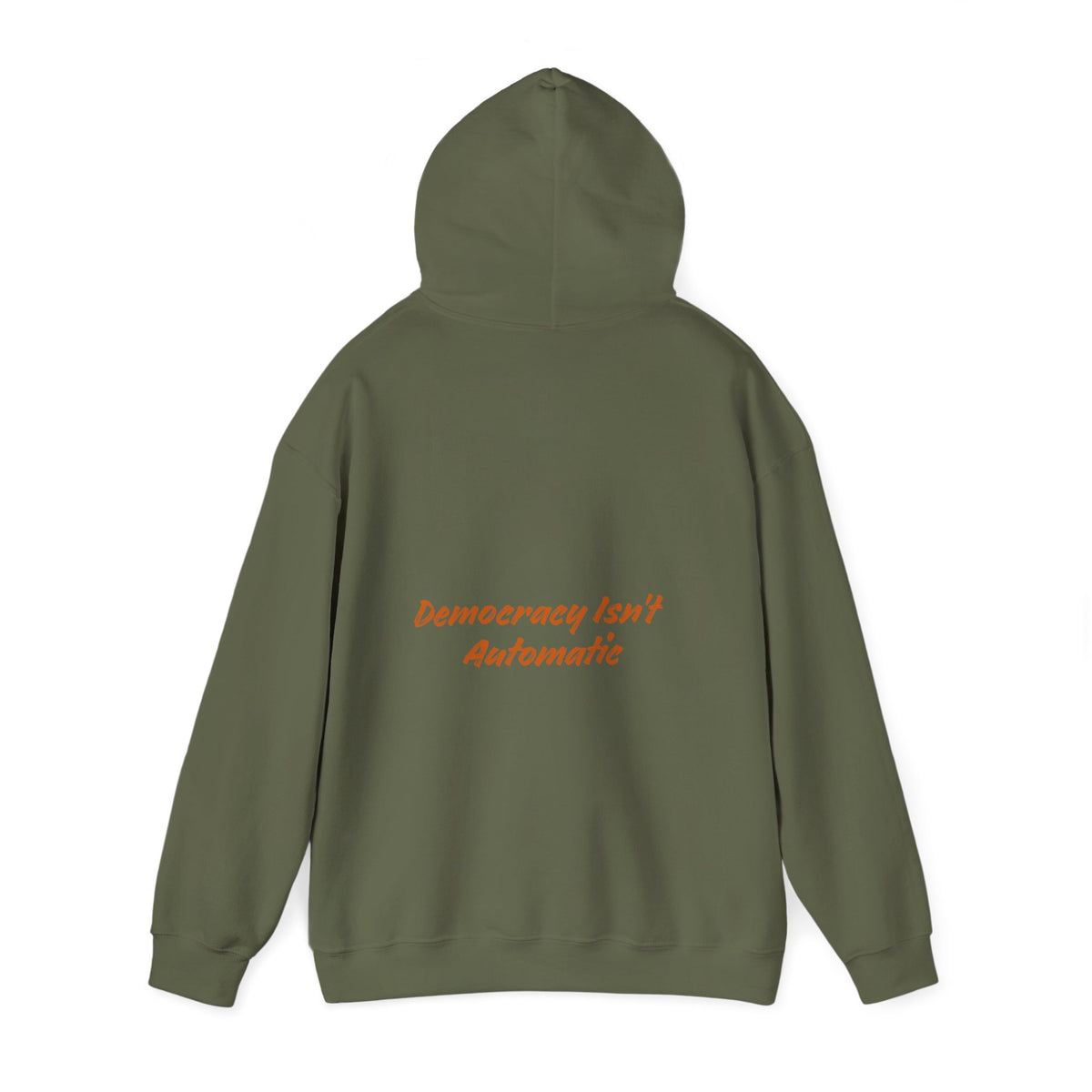 Democracy Isn't Automatic hoodie | Project 2028 slogan hoodie