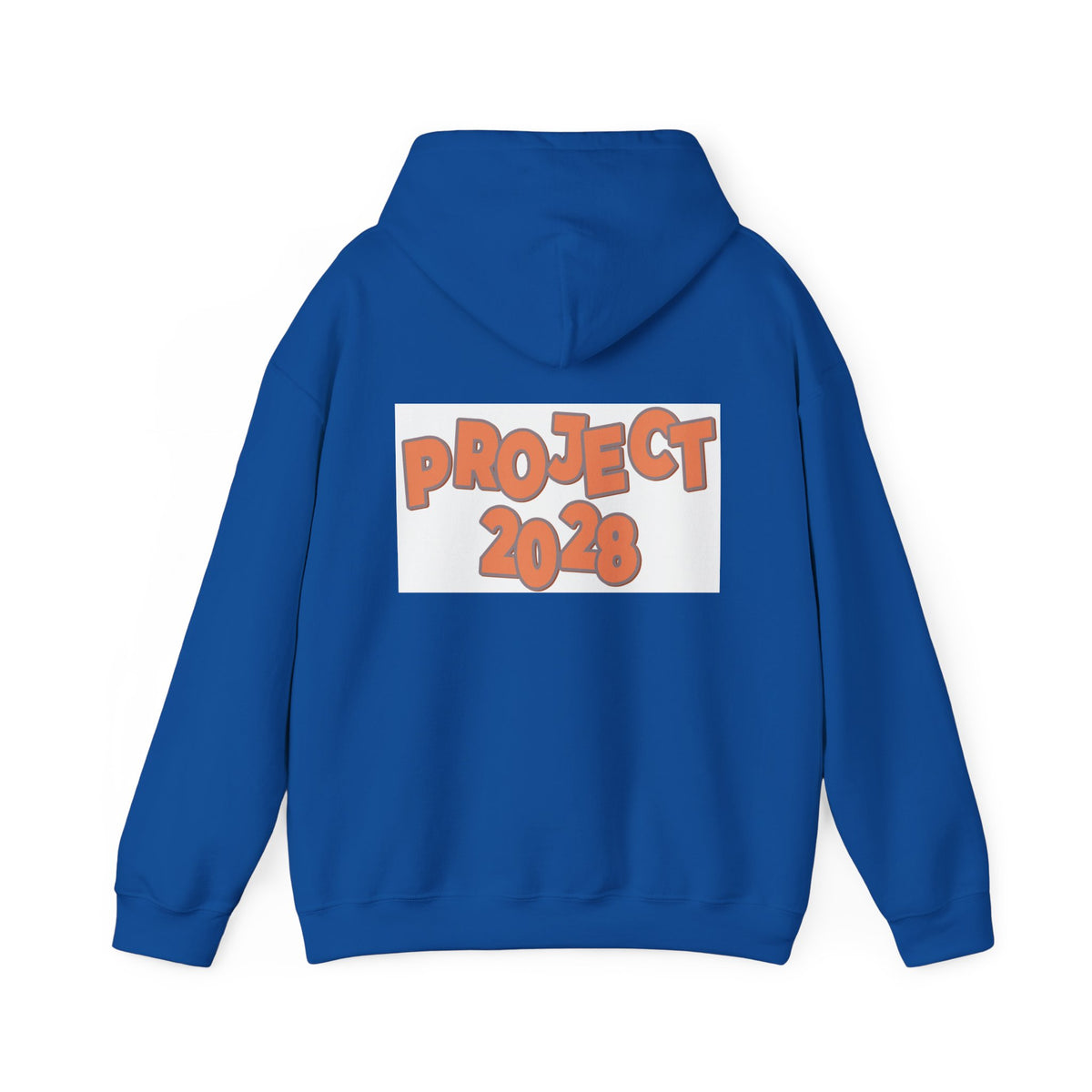 Project 2028 Hoodie | Retro Bubble Letter Design