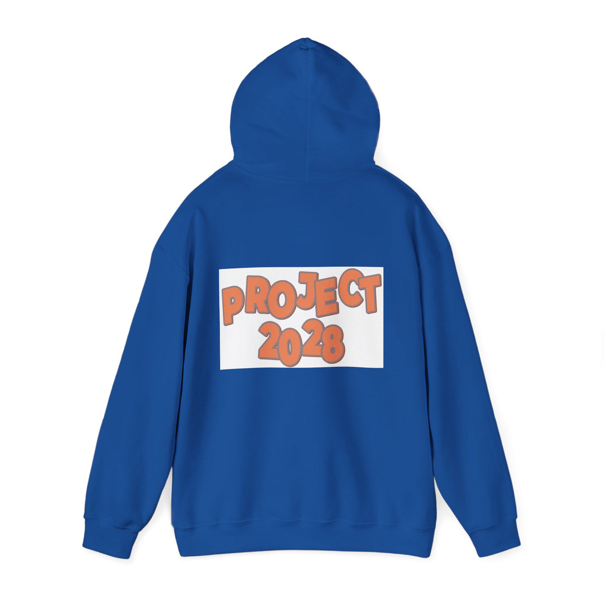 Project 2028 Hoodie | Retro Bubble Letter Design