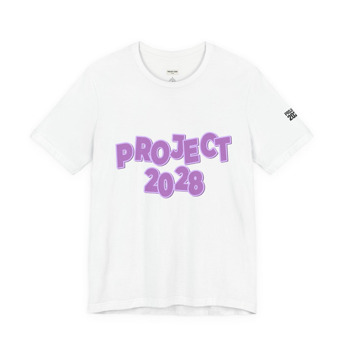 Project 2028 T-Shirt — “Democracy Isn’t Automatic” Political Activism Tee - Make a Statement Without Saying a Word!