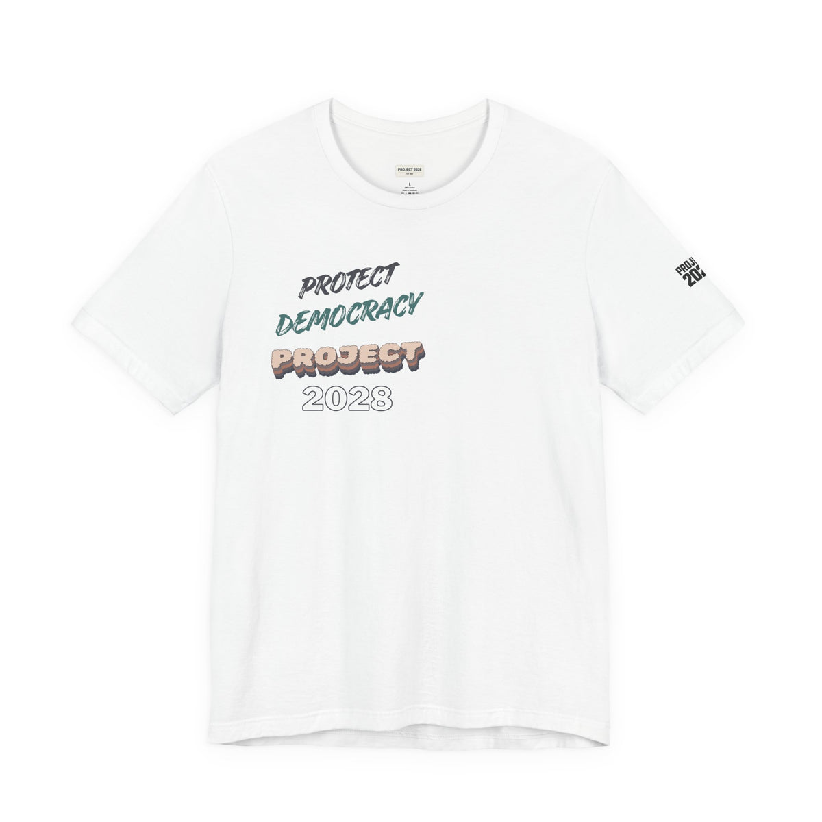 Protect Democracy "Project 2028" Tee - Make a Statement Without Saying a Word!