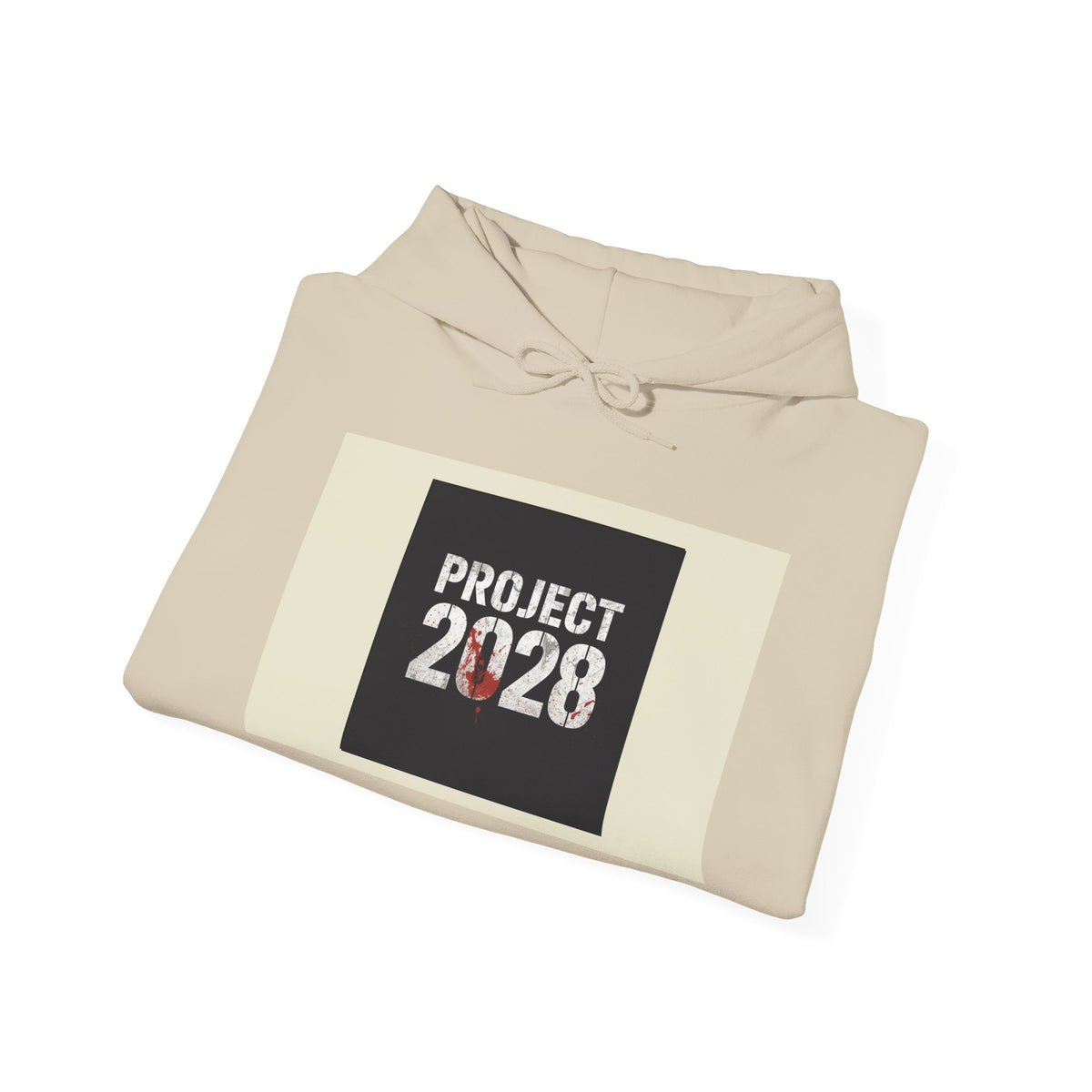 Product 2028 Graphic Hoodie | Democracy Isn't Automatic back print