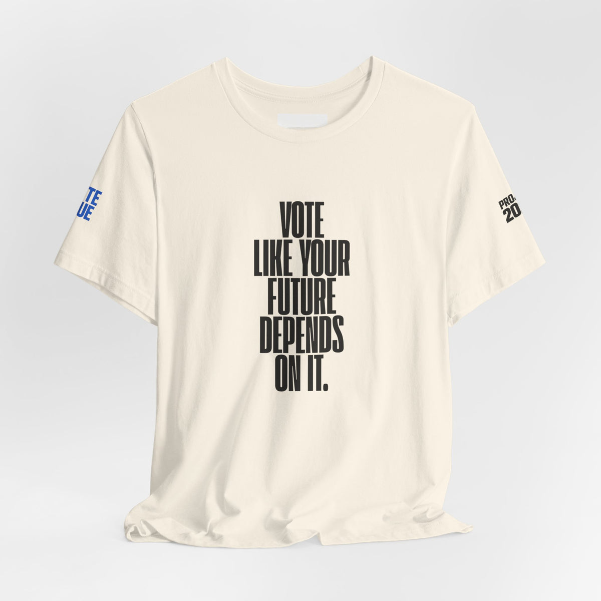 Democracy Is Not Automatic Tee — "Vote Like Your Future Depends On It" Political Statement Shirt - Make a Statement Without Saying a Word!