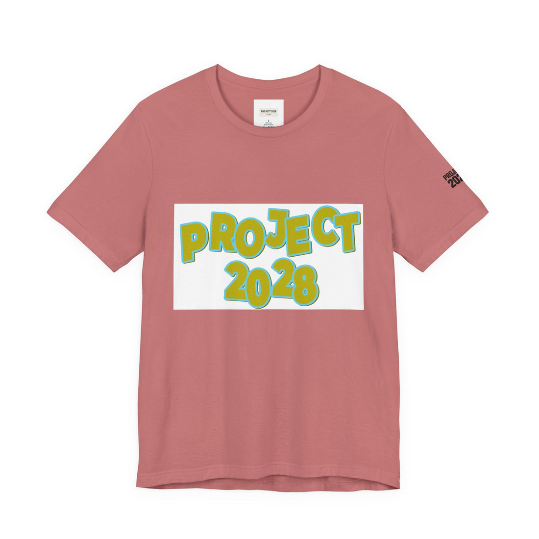 Project 2028 Tee — "Democracy Isn't Automatic" Graphic T‑Shirt - Make a Statement Without Saying a Word!