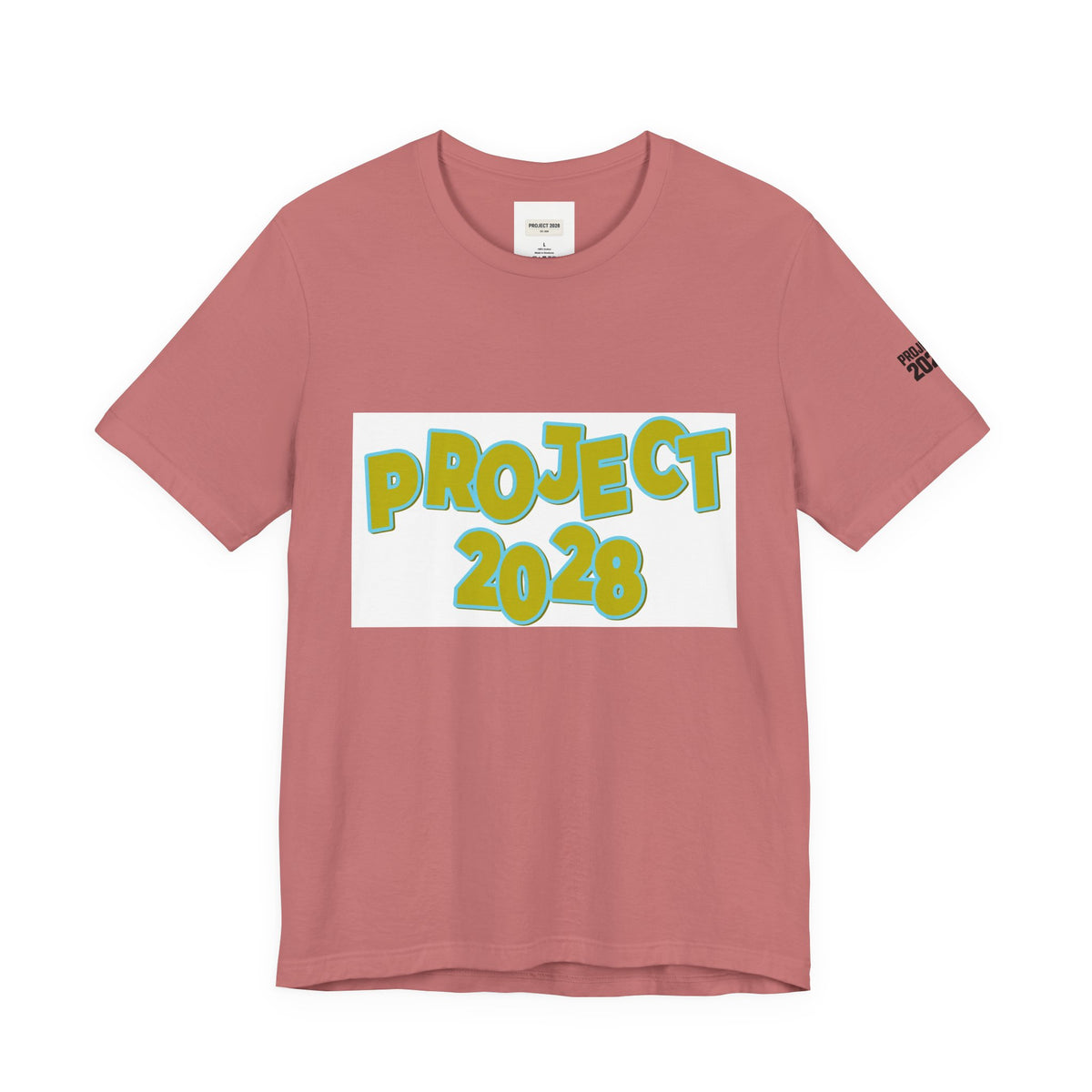 Project 2028 Tee — "Democracy Isn't Automatic" Graphic T‑Shirt - Make a Statement Without Saying a Word!