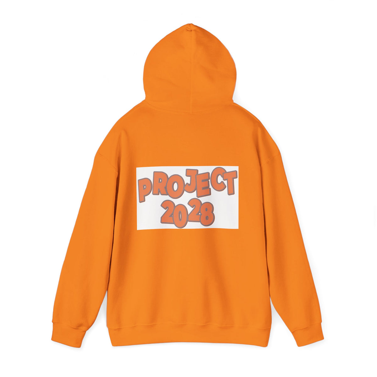 Project 2028 Hoodie | Retro Bubble Letter Design
