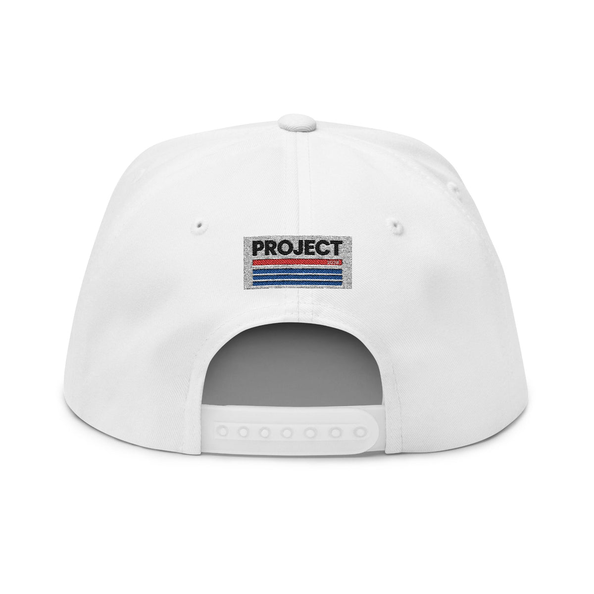Flat Bill Cap — Anti-MAGA Embroidered Snapback - Make a Statement Without Saying a Word!