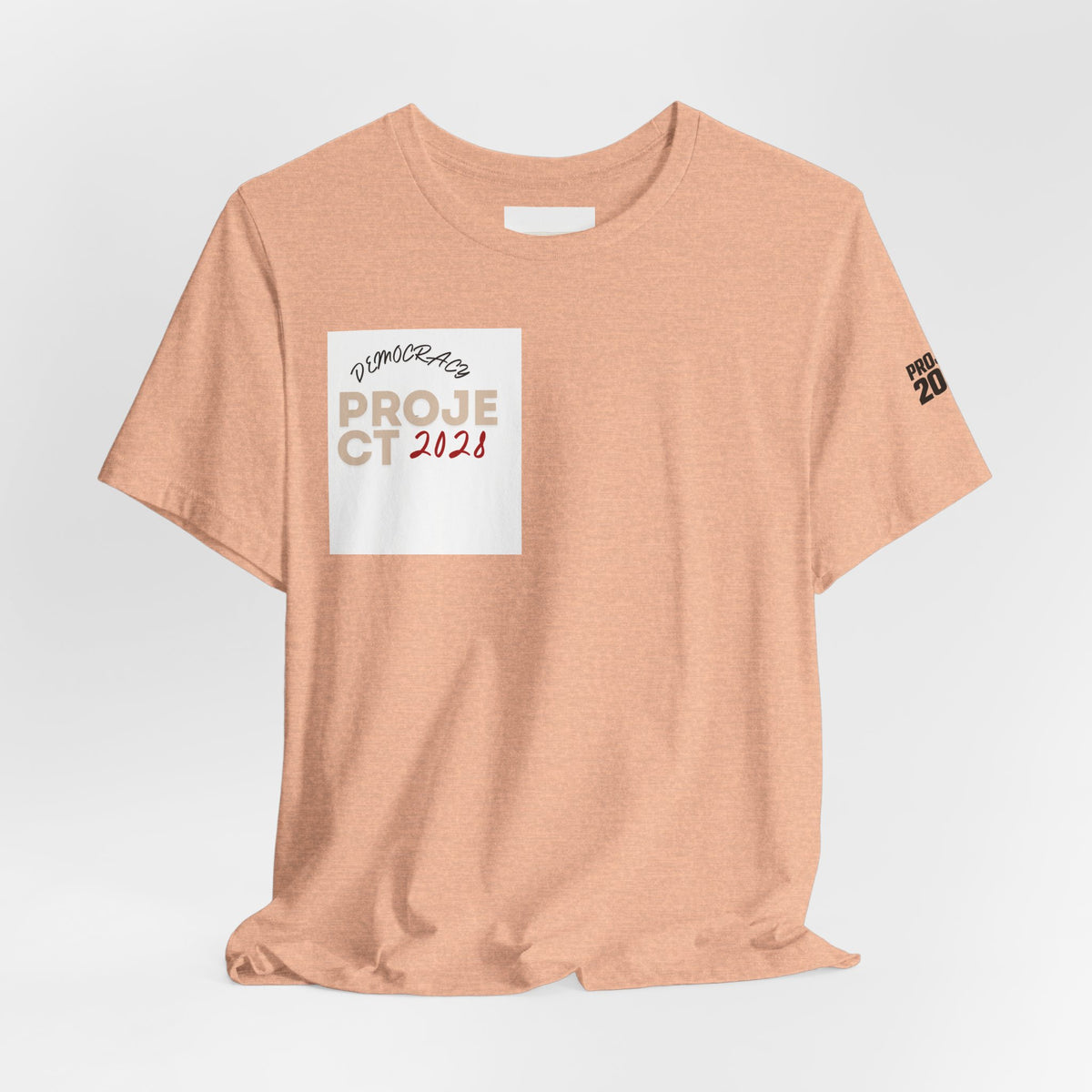 Project 2021 Tee — 'Democracy Isn't Automatic' Graphic Shirt - Make a Statement Without Saying a Word!