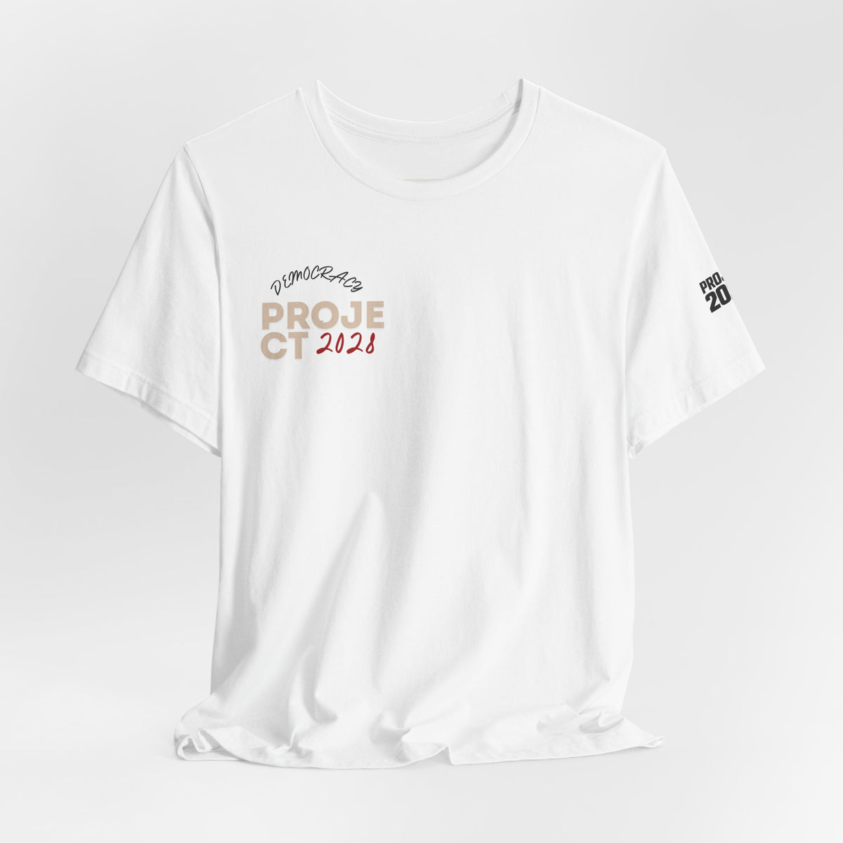 Project 2021 Tee — 'Democracy Isn't Automatic' Graphic Shirt - Make a Statement Without Saying a Word!