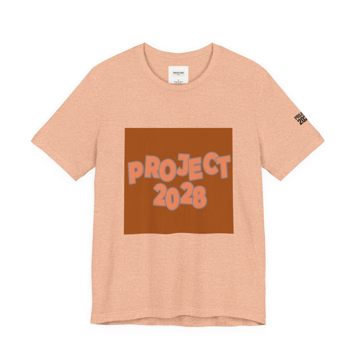 Project 2028 Tee — "Democracy Isn't Automatic" Political Awareness T‑Shirt - Make a Statement Without Saying a Word!
