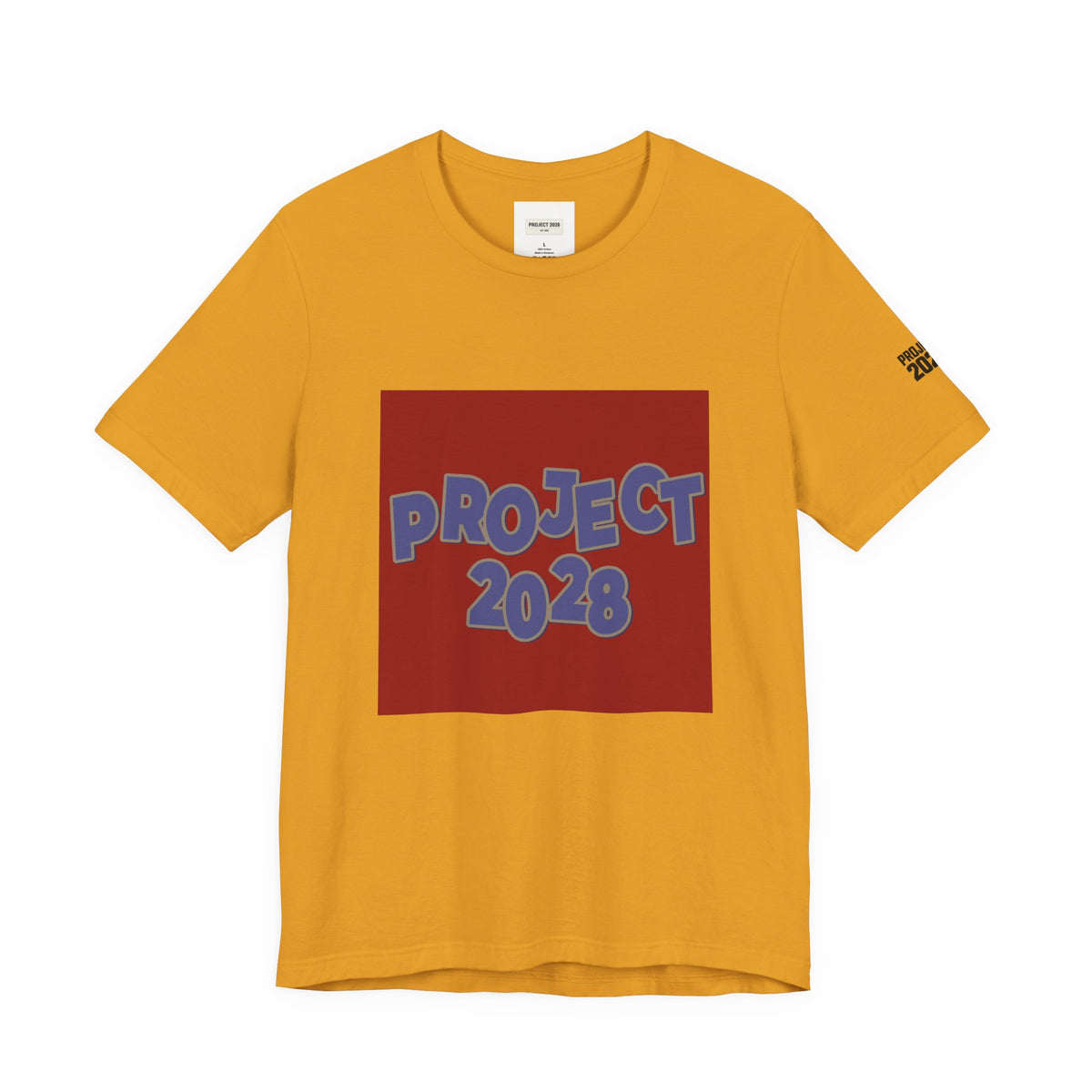 Project 2028 Tee — "Democracy Isn't Automatic" Political Campaign T‑Shirt - Make a Statement Without Saying a Word!