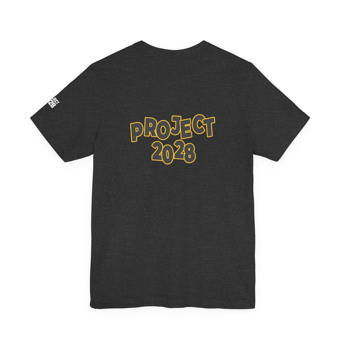 Don't Look Back Tee — 'Project 2028' Motivational Graphic T-Shirt - Make a Statement Without Saying a Word!