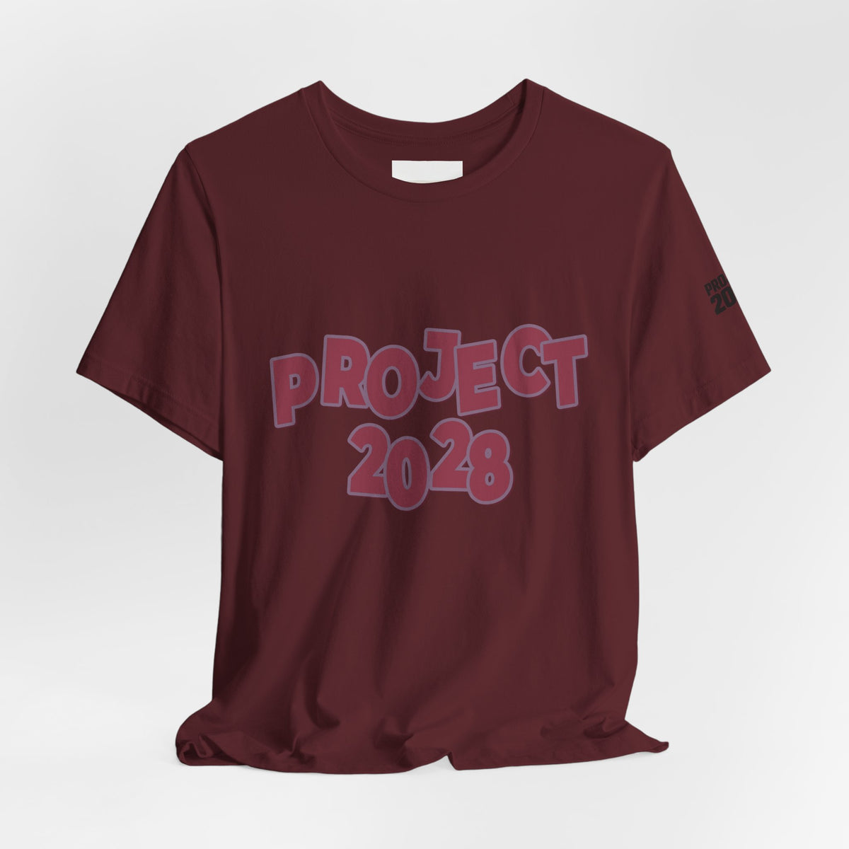 Project 2028 Tee — "Democracy Isn’t Automatic" Political Statement T-Shirt - Make a Statement Without Saying a Word!