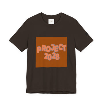 Project 2028 Tee — "Democracy Isn't Automatic" Political Awareness T‑Shirt - Make a Statement Without Saying a Word!