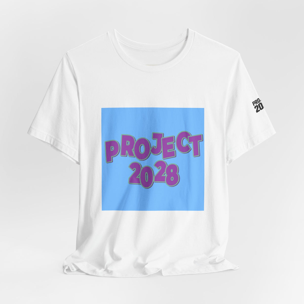 Project 2028 Tee — 'Democracy Isn’t Automatic' Political Campaign T‑Shirt - Make a Statement Without Saying a Word!