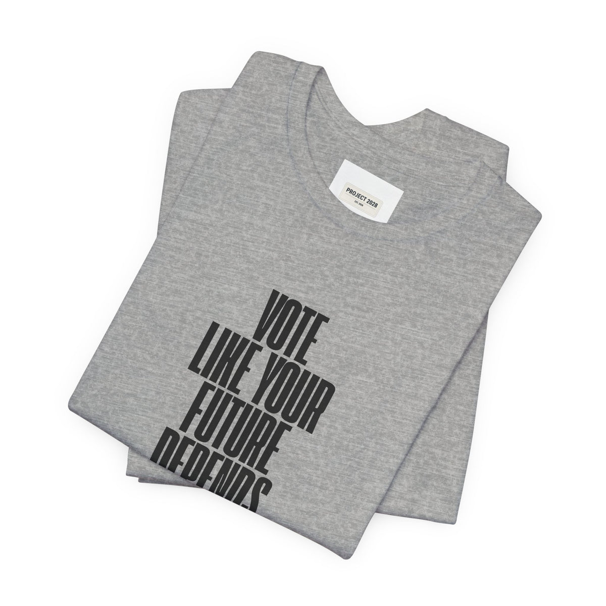 Democracy Is Not Automatic Tee — "Vote Like Your Future Depends On It" Political Statement Shirt - Make a Statement Without Saying a Word!