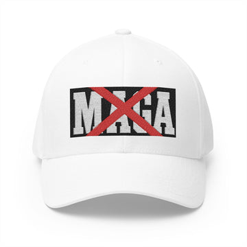 Anti-MAGA Embroidered Cap - Project 2028 Closed-Back Structured Hat - Make a Statement Without Saying a Word!