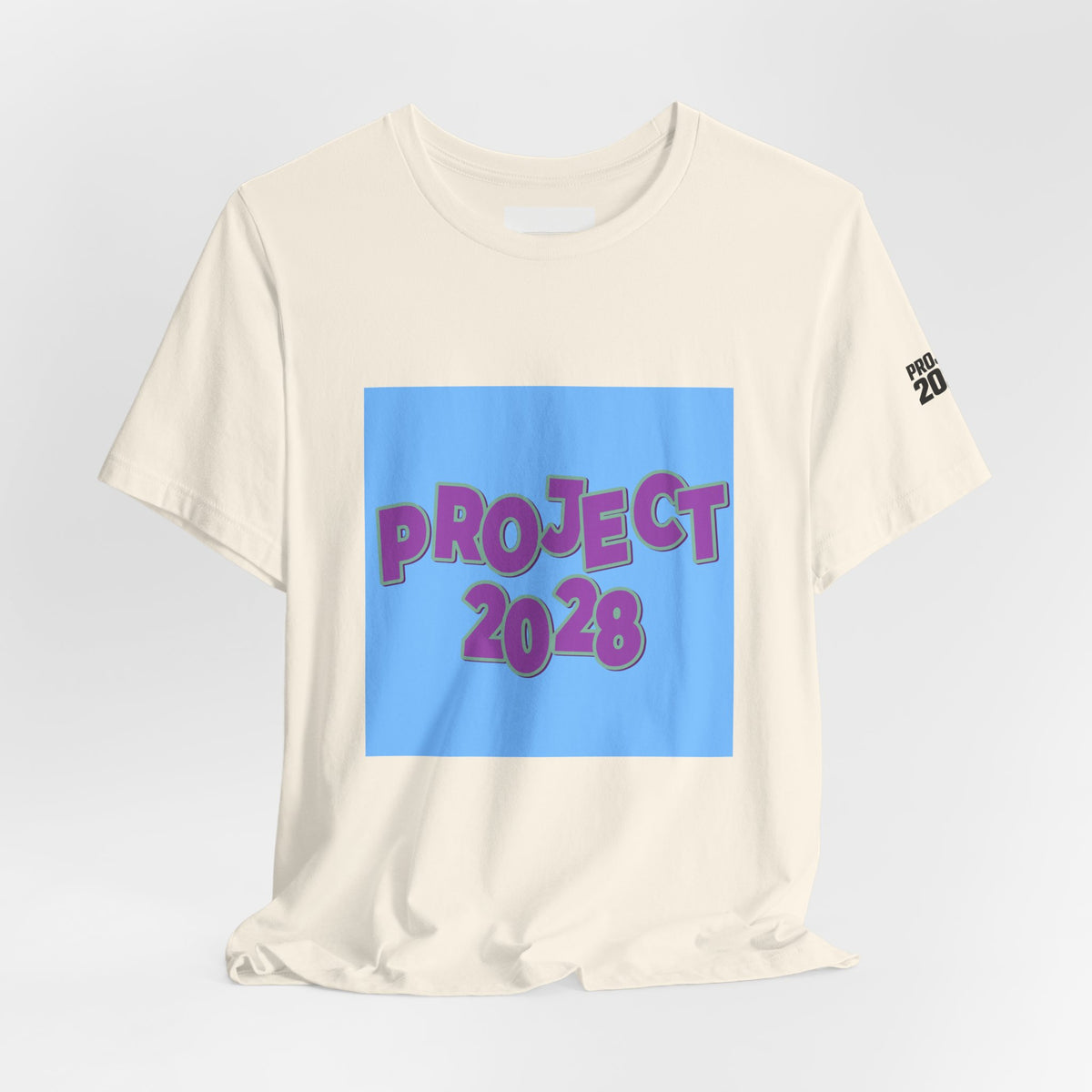 Project 2028 Tee — 'Democracy Isn’t Automatic' Political Campaign T‑Shirt - Make a Statement Without Saying a Word!