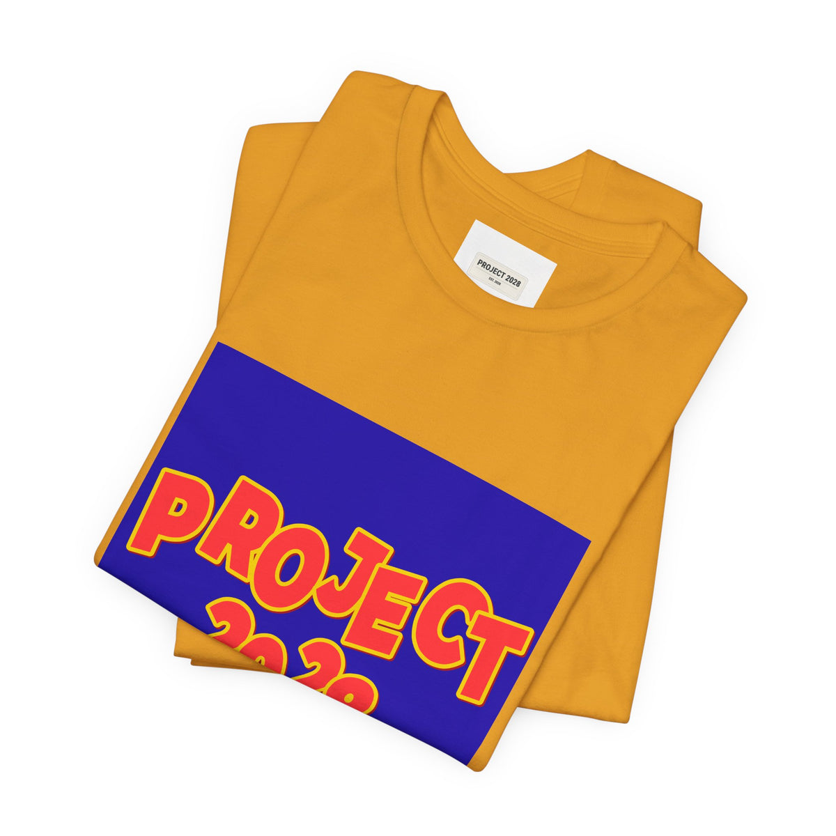 Project 2028 T-Shirt — "Democracy Isn't Automatic" Political Campaign Tee - Make a Statement Without Saying a Word!