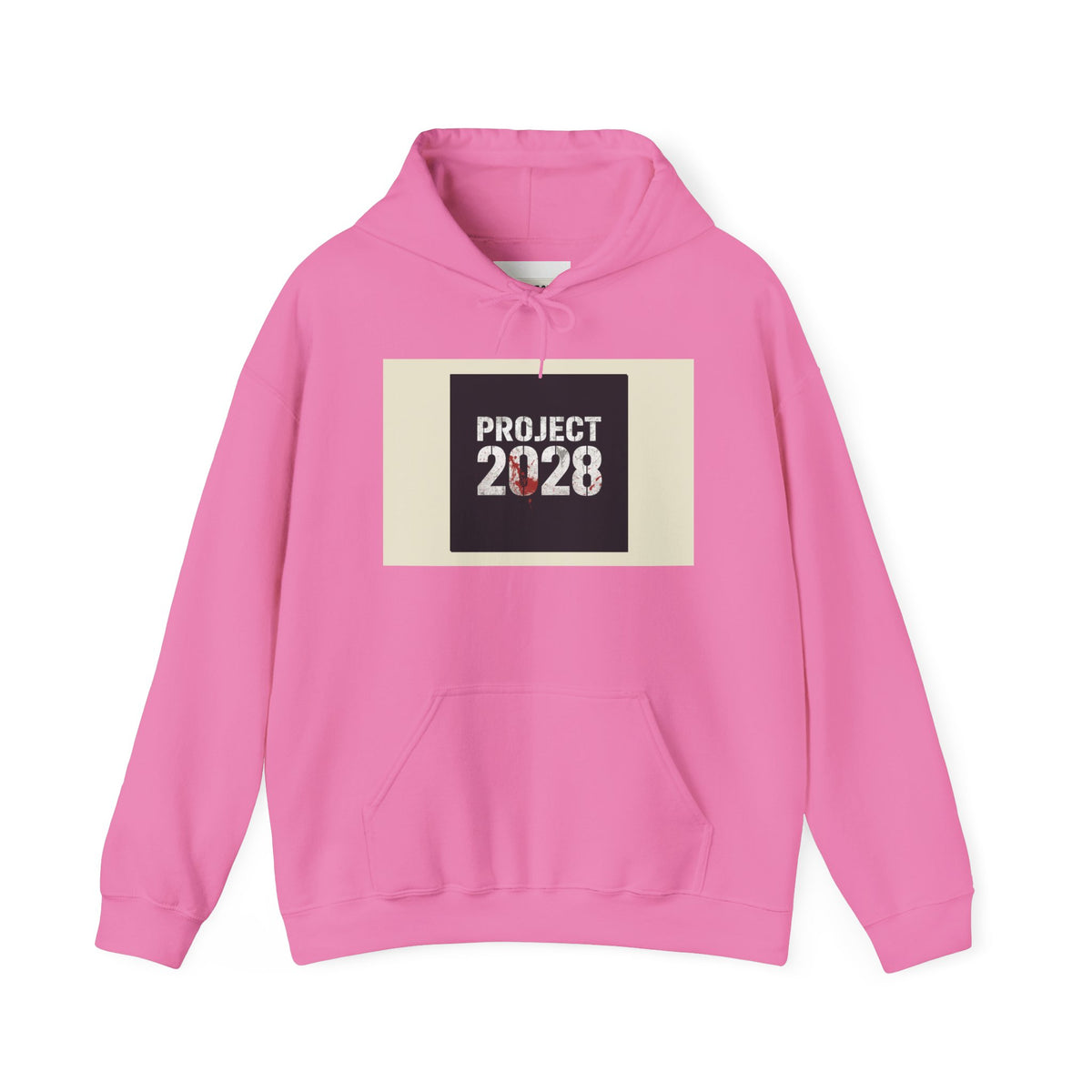 Product 2028 Graphic Hoodie | Democracy Isn't Automatic back print