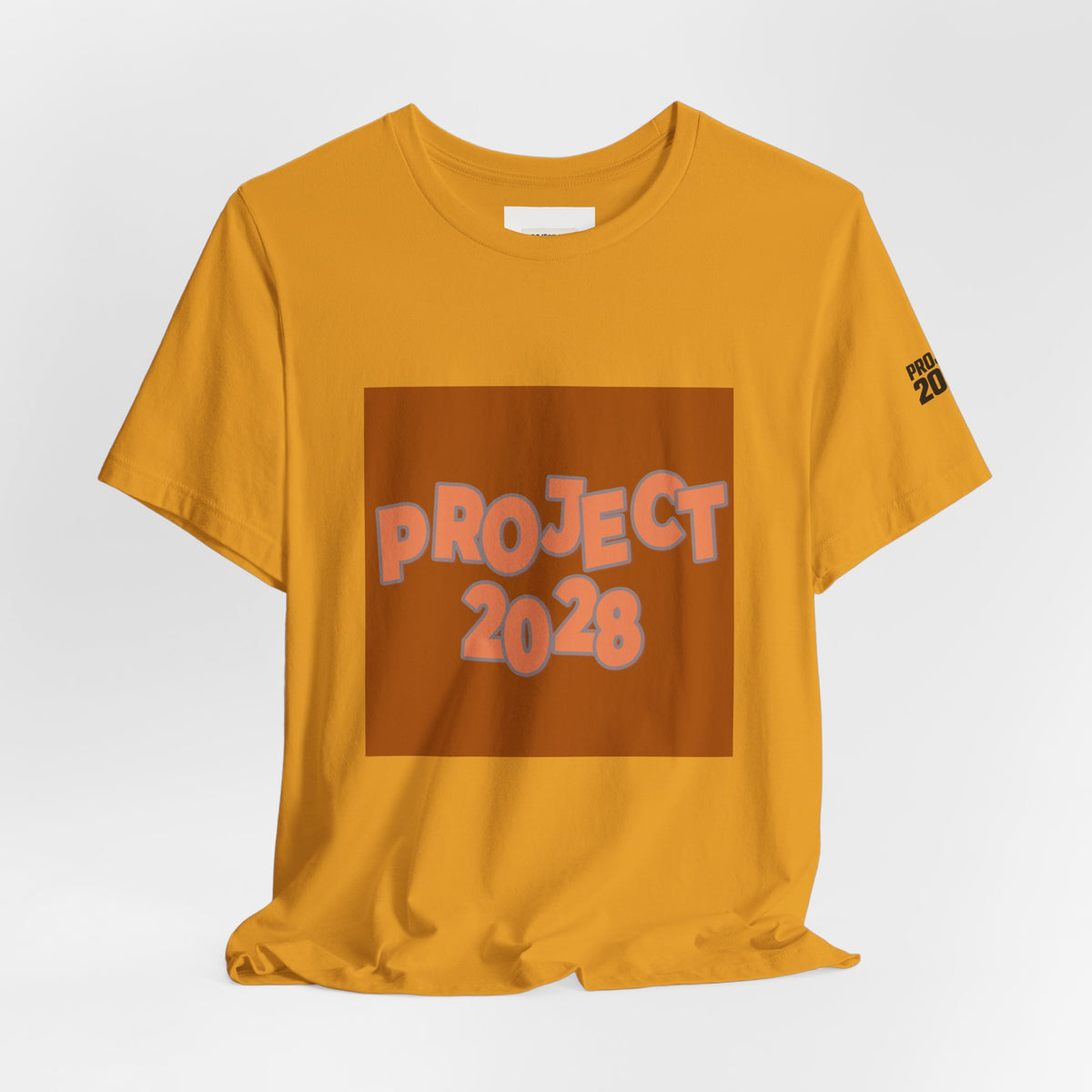 Project 2028 Tee — "Democracy Isn't Automatic" Political Awareness T‑Shirt - Make a Statement Without Saying a Word!