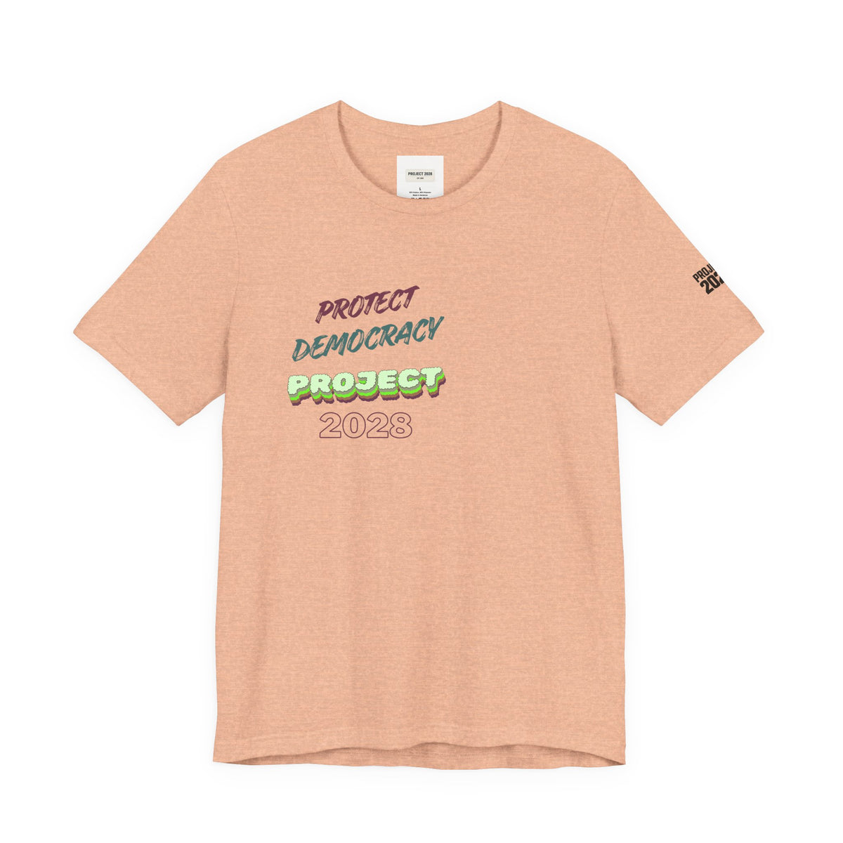 Protect Democracy Project 2023 Tee — "Democracy Isn't Automatic" Graphic T‑Shirt - Make a Statement Without Saying a Word!