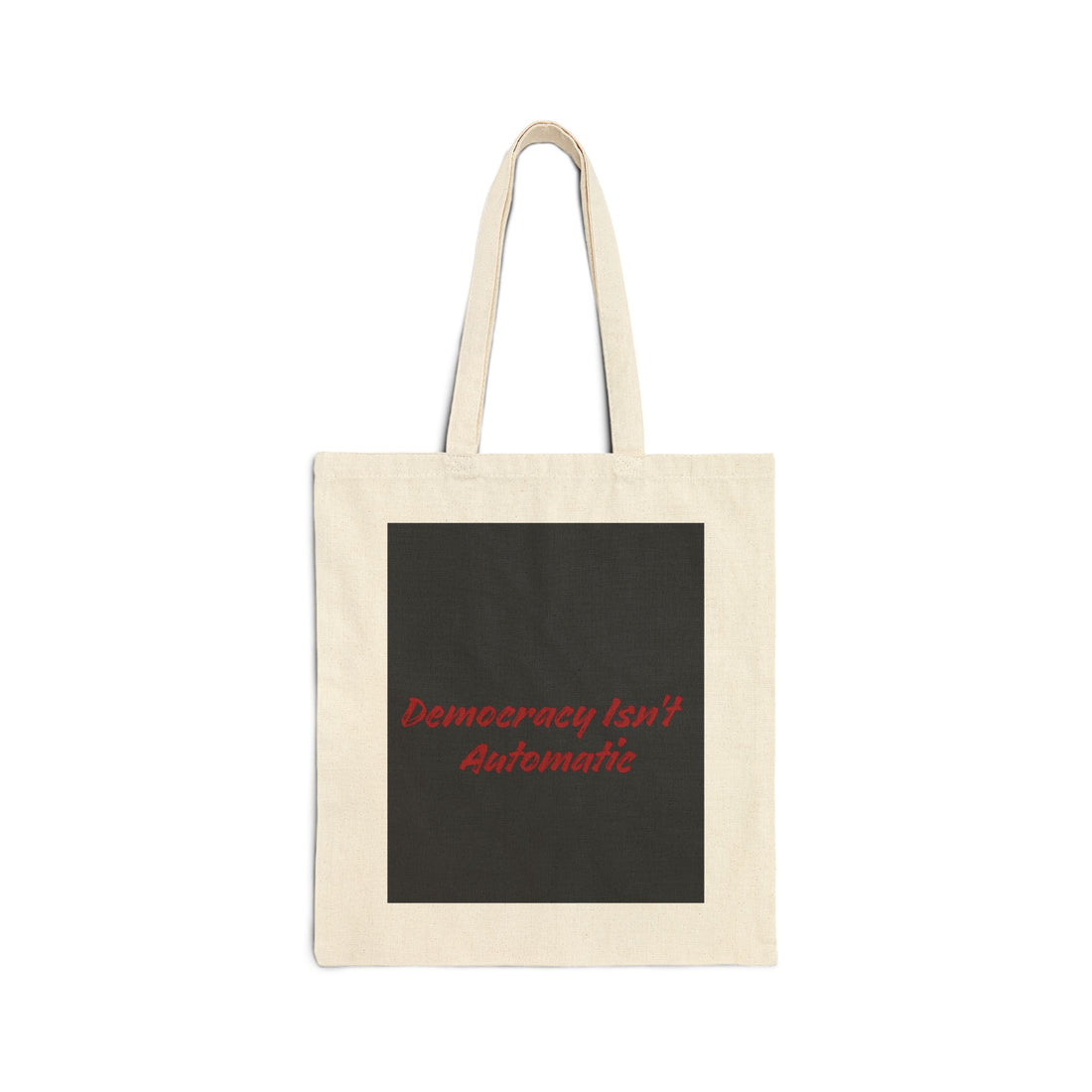 Project 2028 Cotton Tote — “Protect Our Democracy” Protest Bag