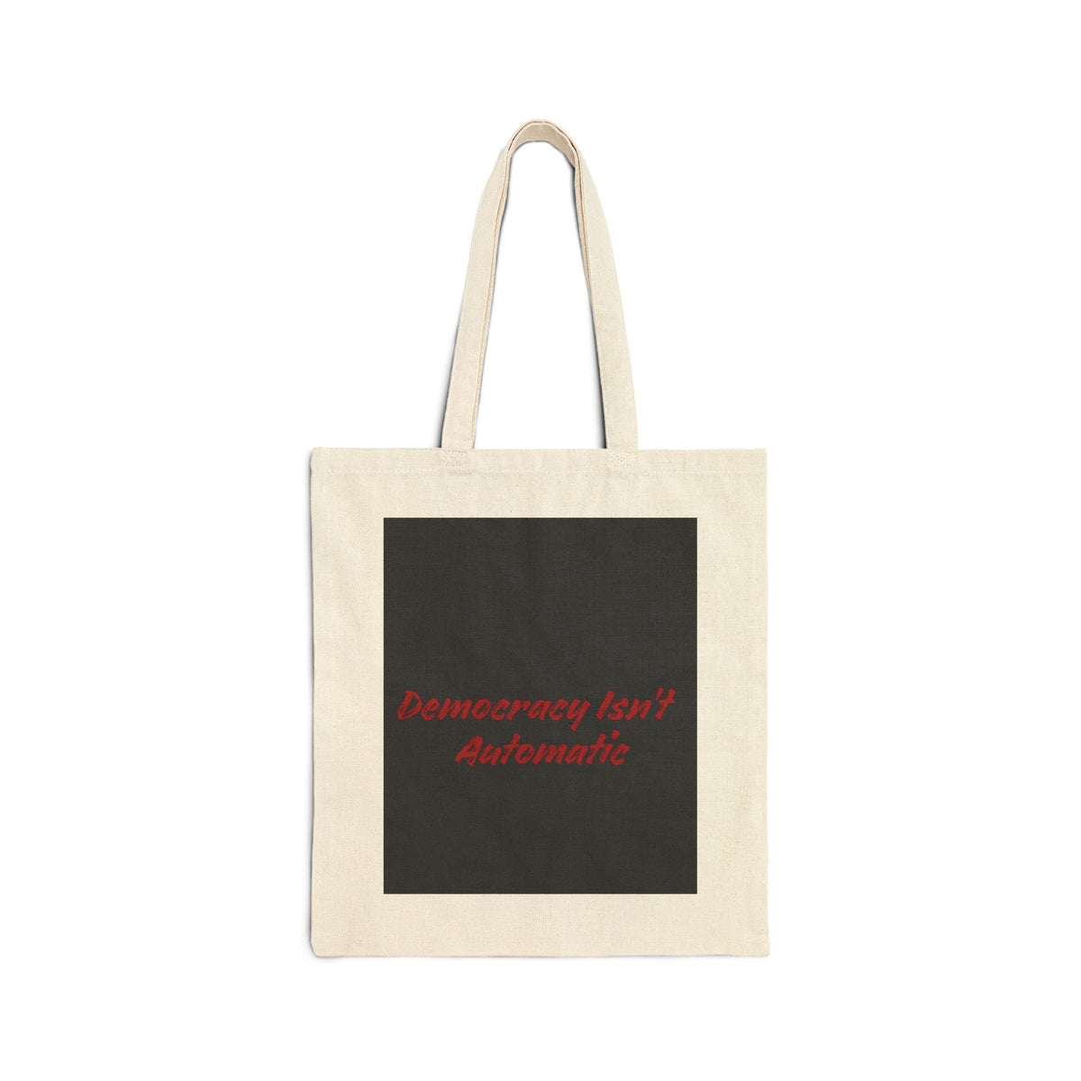 Project 2028 Cotton Tote — “Protect Our Democracy” Protest Bag