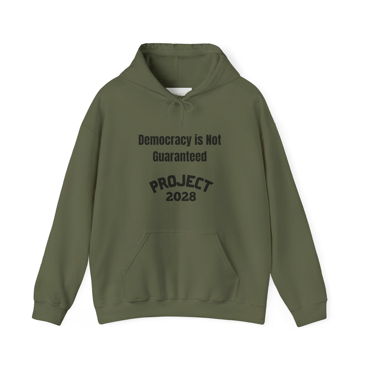 Democracy Isn't Automatic hoodie | Project 2028 slogan hoodie
