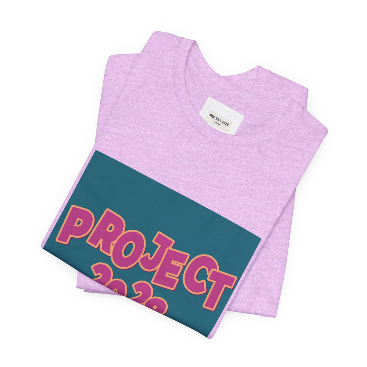 Project 2028 Graphic Tee — 'Democracy Isn't Automatic' Back Print - Make a Statement Without Saying a Word!