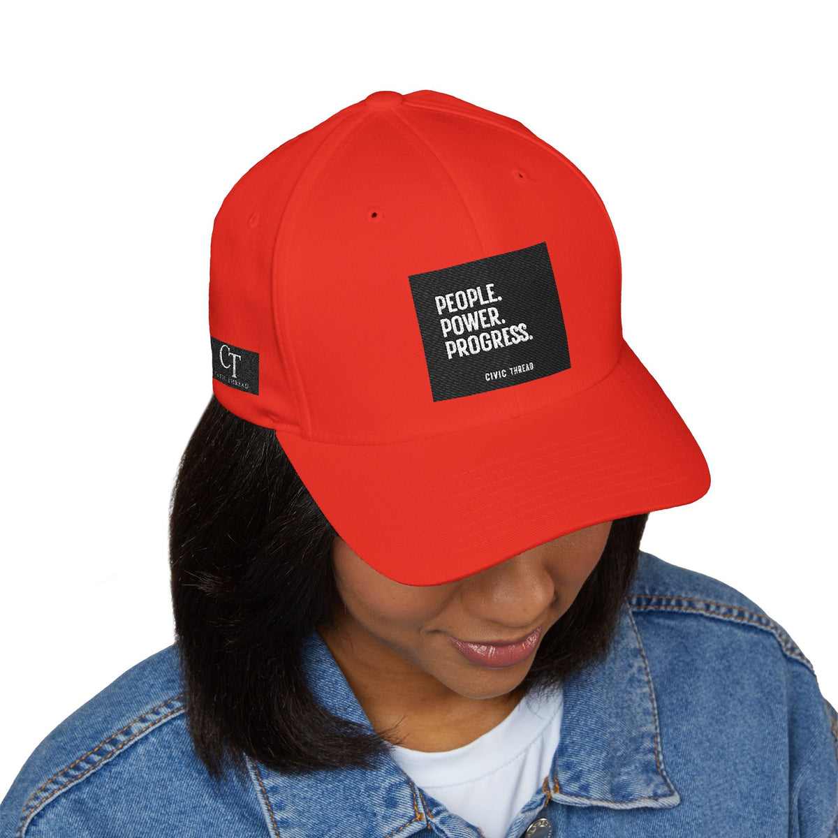 Embroidered Cap — "People. Power. Progress." (Project 2028)