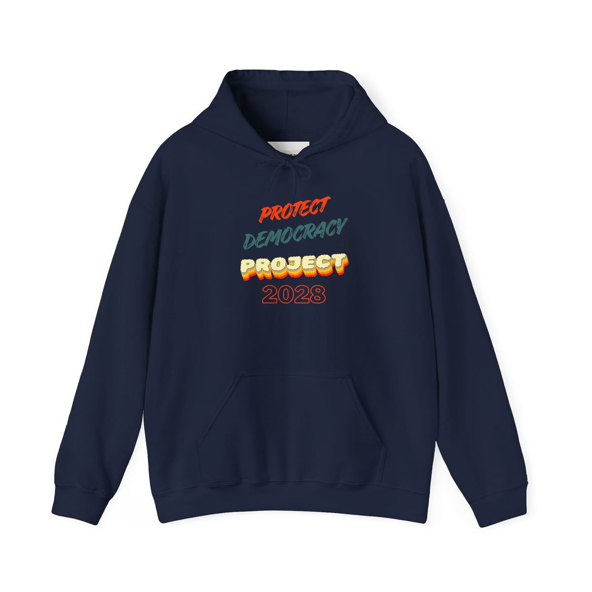 Project 2028 Hoodie | Protect Democracy text design