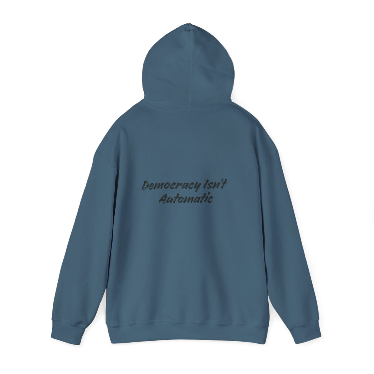 Protect Democracy Project 2028 Hoodie | democracy text design