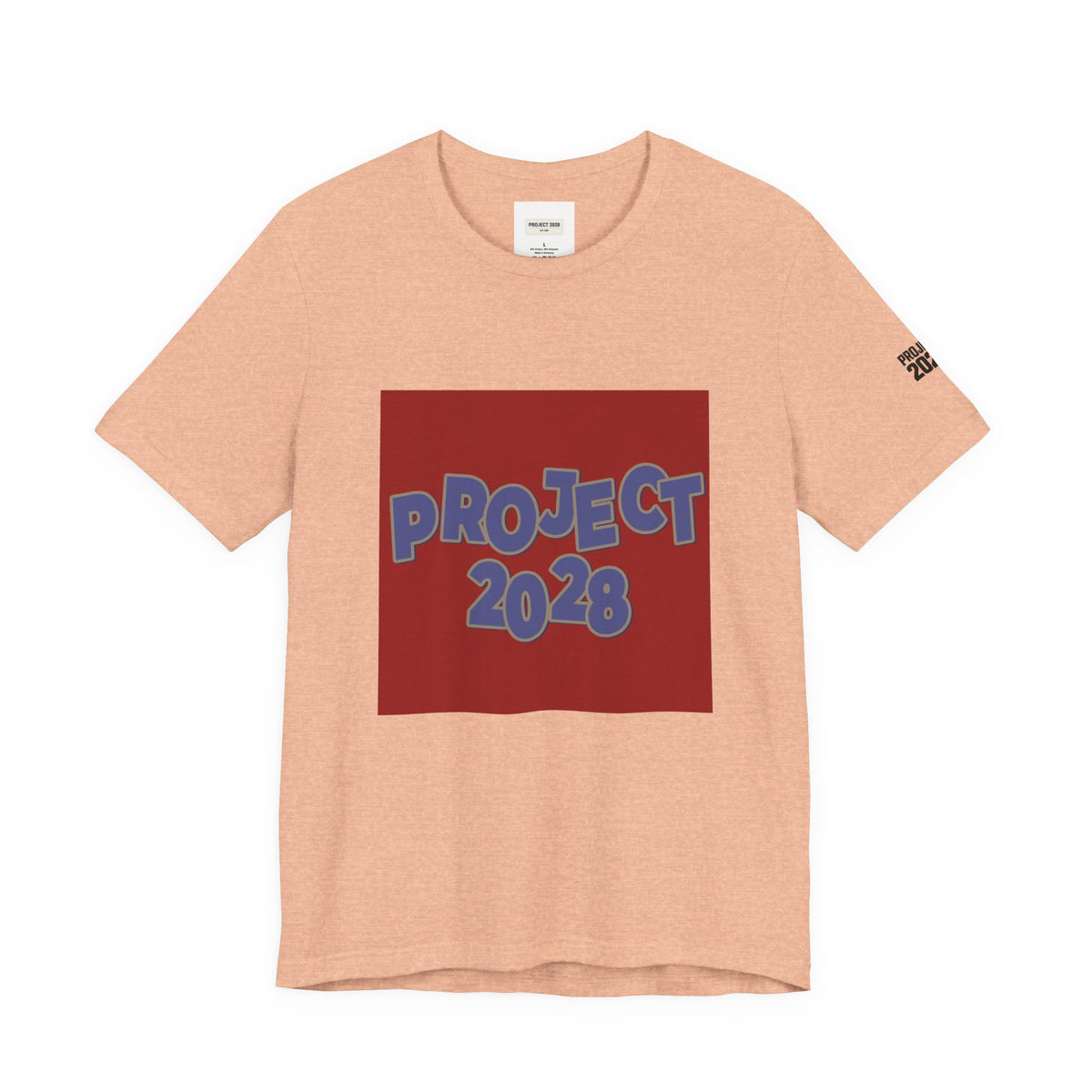 Project 2028 Tee — "Democracy Isn't Automatic" Political Campaign T‑Shirt - Make a Statement Without Saying a Word!