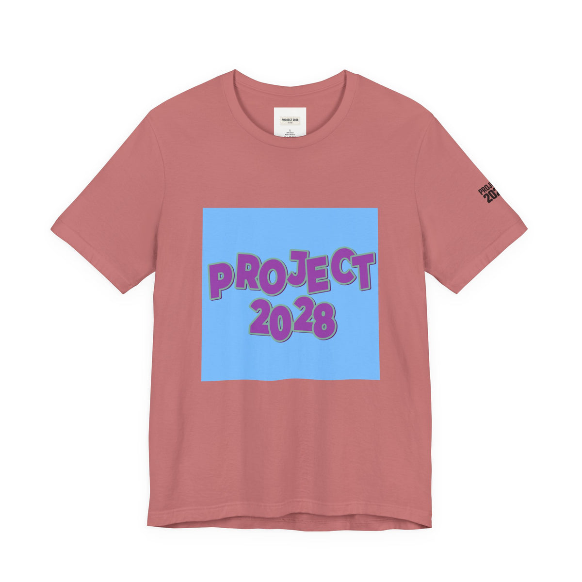 Project 2028 Tee — 'Democracy Isn’t Automatic' Political Campaign T‑Shirt - Make a Statement Without Saying a Word!