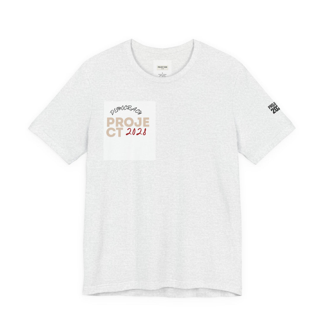Project 2021 Tee — 'Democracy Isn't Automatic' Graphic Shirt - Make a Statement Without Saying a Word!