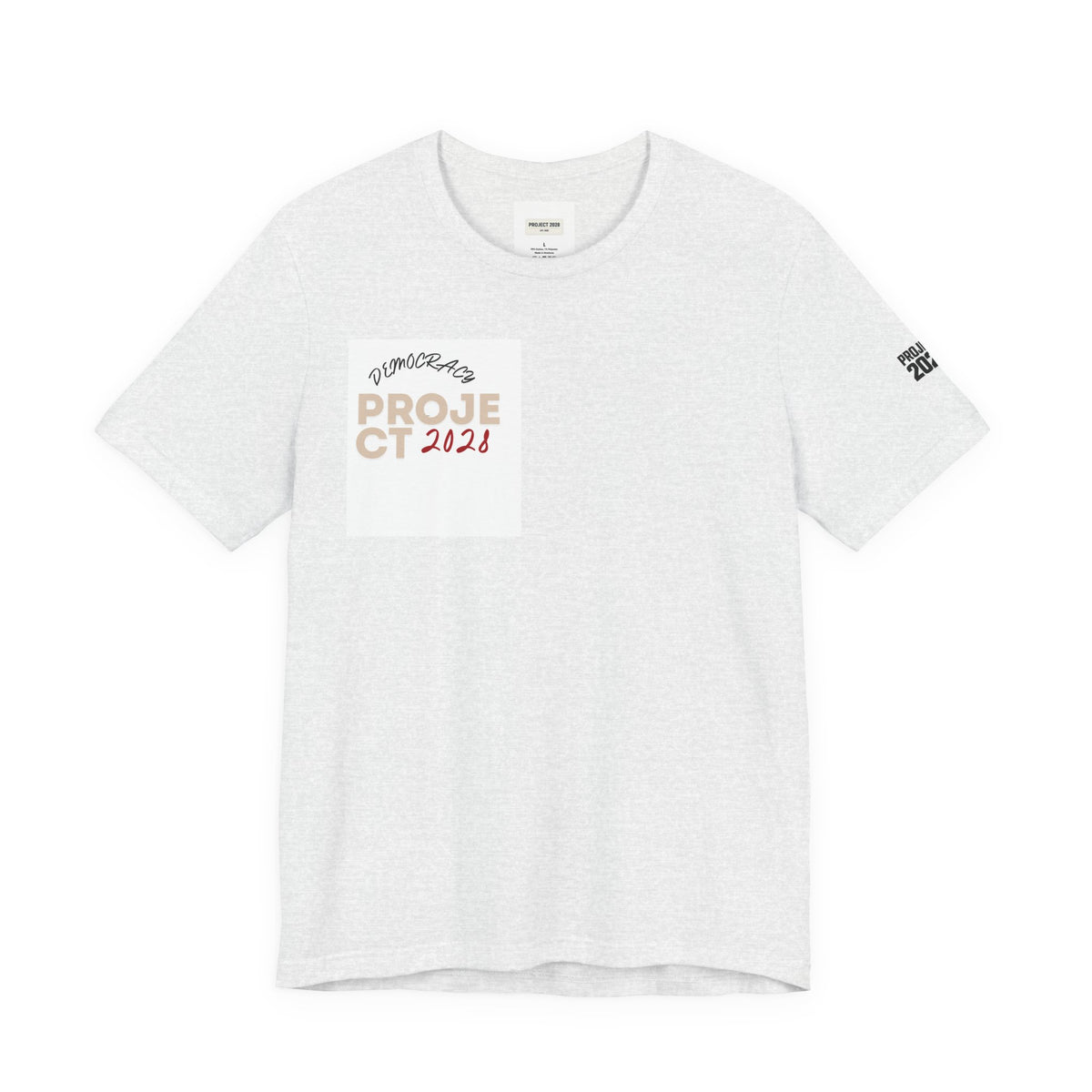 Project 2021 Tee — 'Democracy Isn't Automatic' Graphic Shirt - Make a Statement Without Saying a Word!