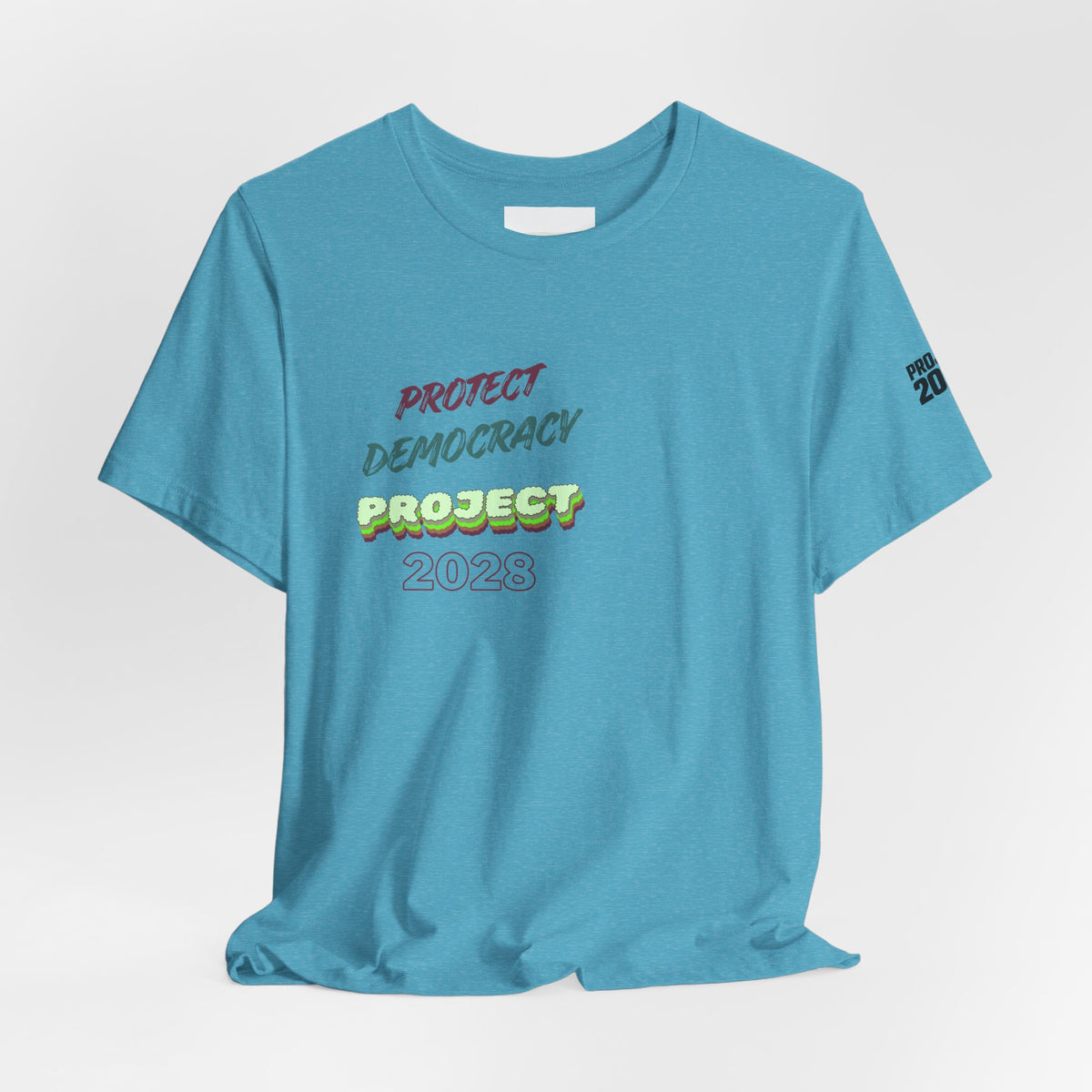 Protect Democracy Project 2023 Tee — "Democracy Isn't Automatic" Graphic T‑Shirt - Make a Statement Without Saying a Word!