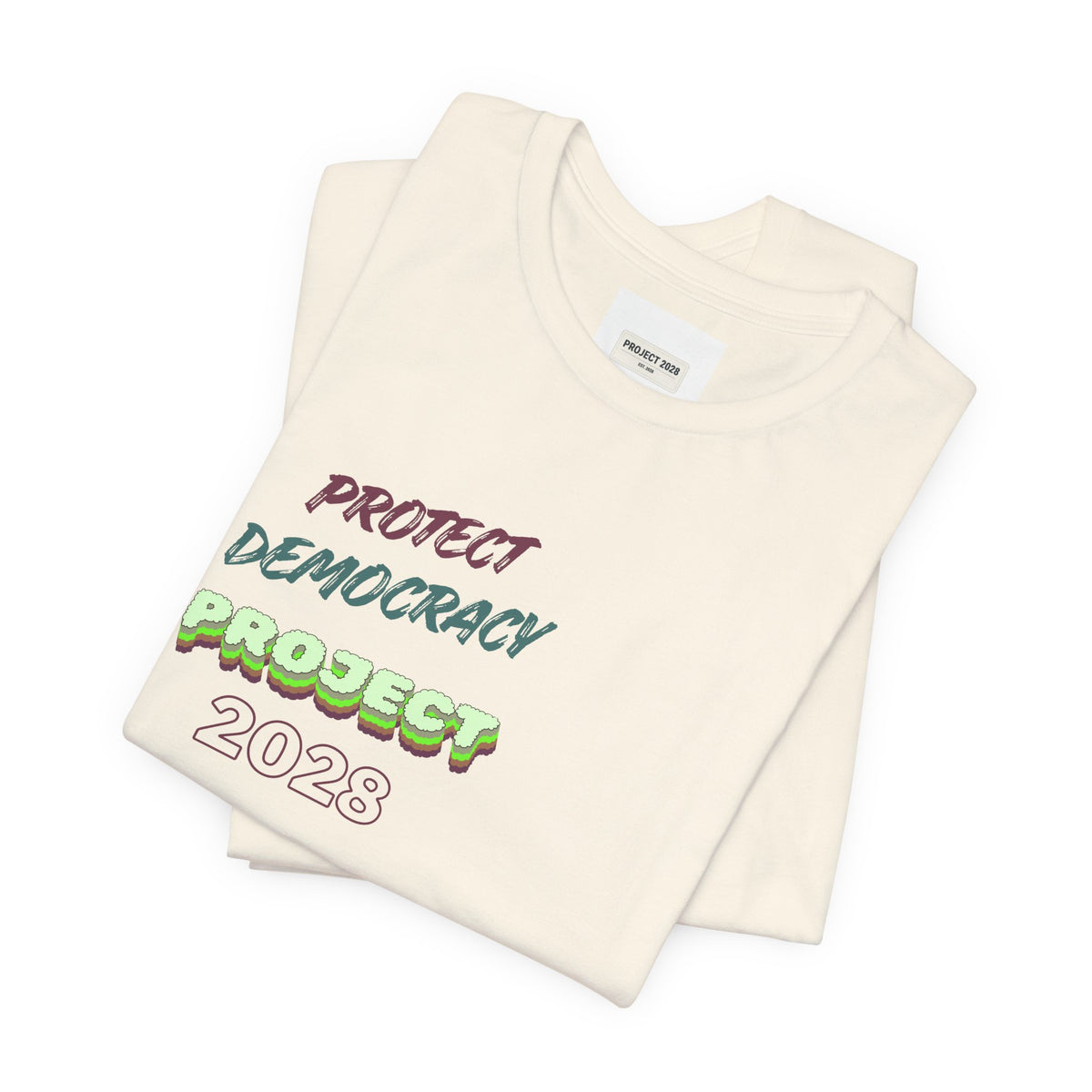 Protect Democracy Project 2023 Tee — "Democracy Isn't Automatic" Graphic T‑Shirt - Make a Statement Without Saying a Word!