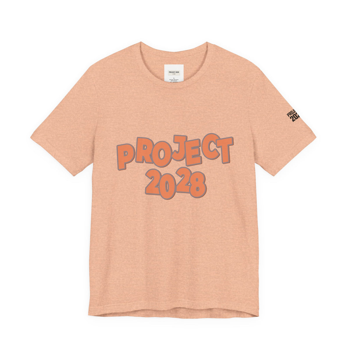 Project 2028 T‑Shirt — “Democracy Isn’t Automatic” Political Campaign Tee - Make a Statement Without Saying a Word!