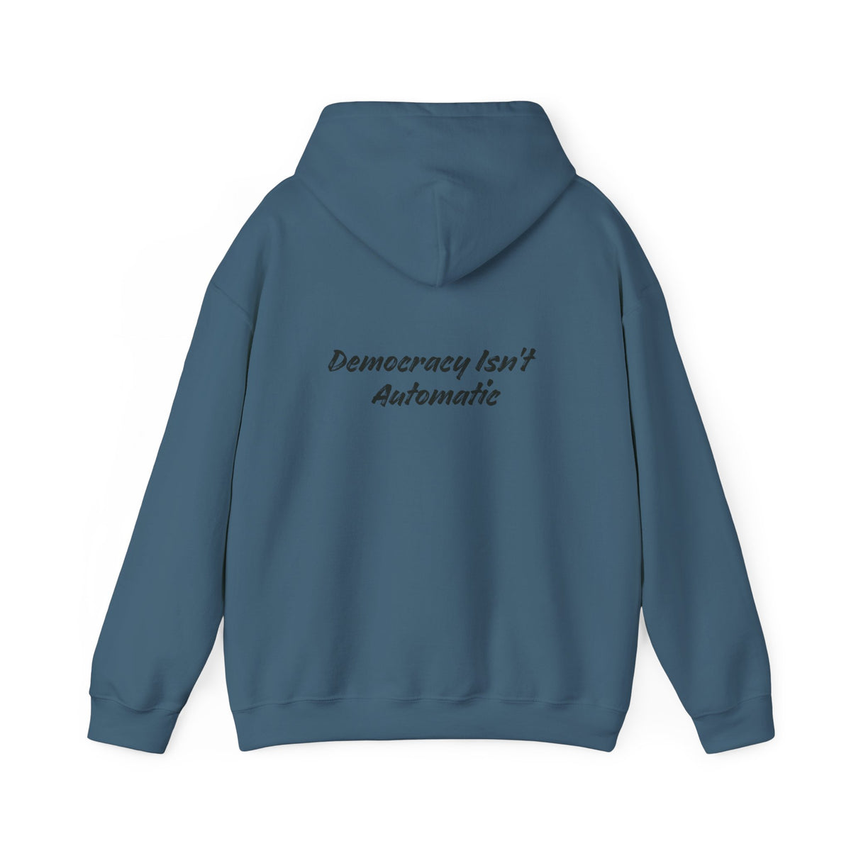 Protect Democracy Project 2028 Hoodie | democracy text design