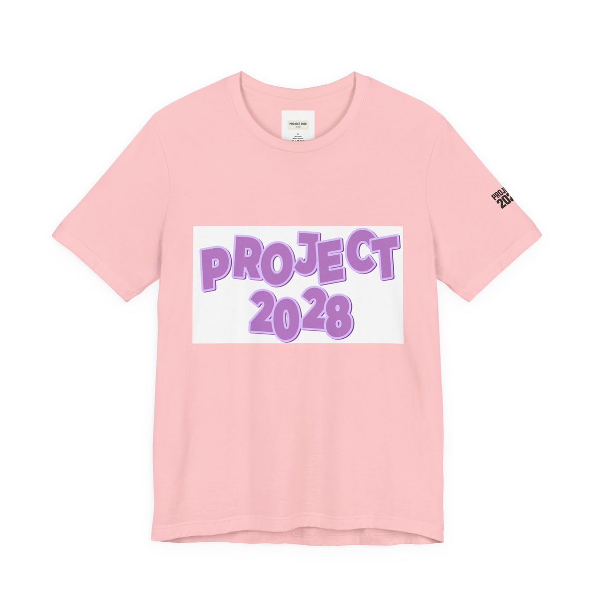 Project 2028 T-Shirt — “Democracy Isn’t Automatic” Political Activism Tee - Make a Statement Without Saying a Word!