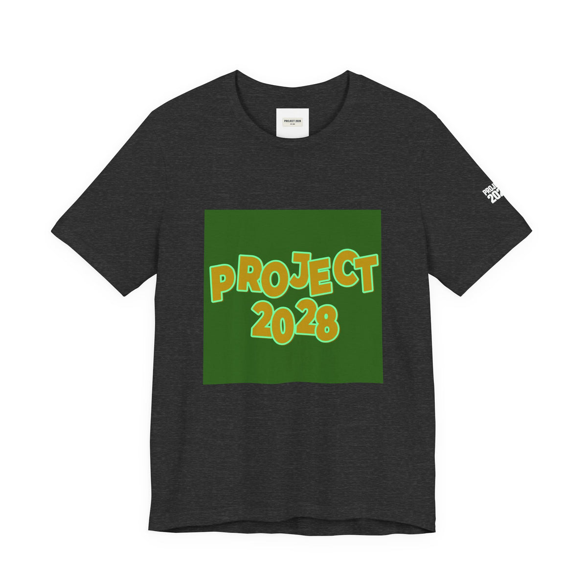 Project 2028 Tee — "Democracy Isn’t Automatic" Political Campaign T‑Shirt - Make a Statement Without Saying a Word!