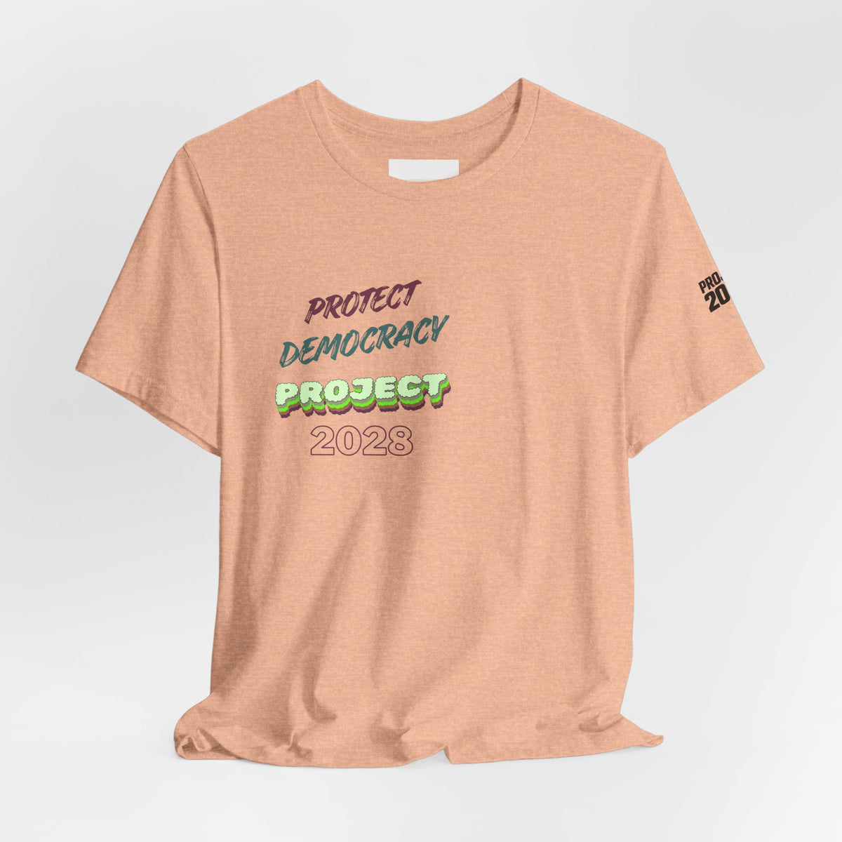 Protect Democracy Project 2023 Tee — "Democracy Isn't Automatic" Graphic T‑Shirt - Make a Statement Without Saying a Word!