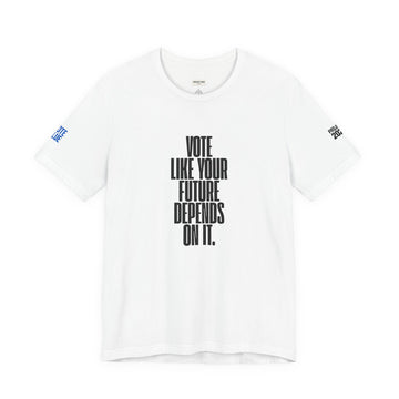 Democracy Is Not Automatic Tee — "Vote Like Your Future Depends On It" Political Statement Shirt - Make a Statement Without Saying a Word!