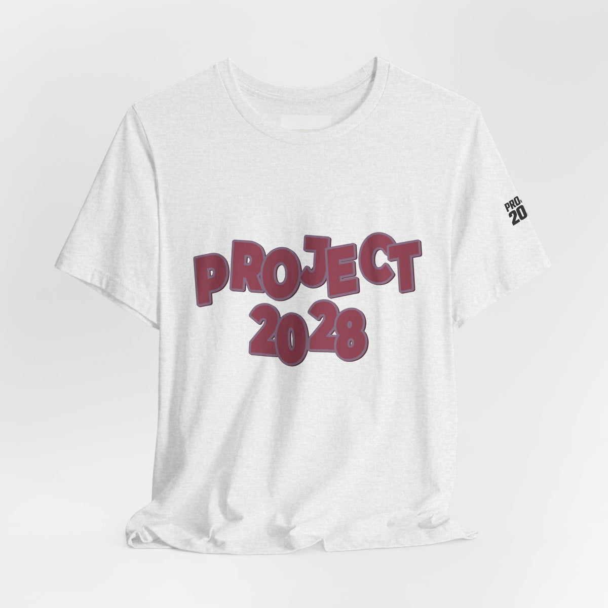Project 2028 Tee — "Democracy Isn’t Automatic" Political Statement T-Shirt - Make a Statement Without Saying a Word!