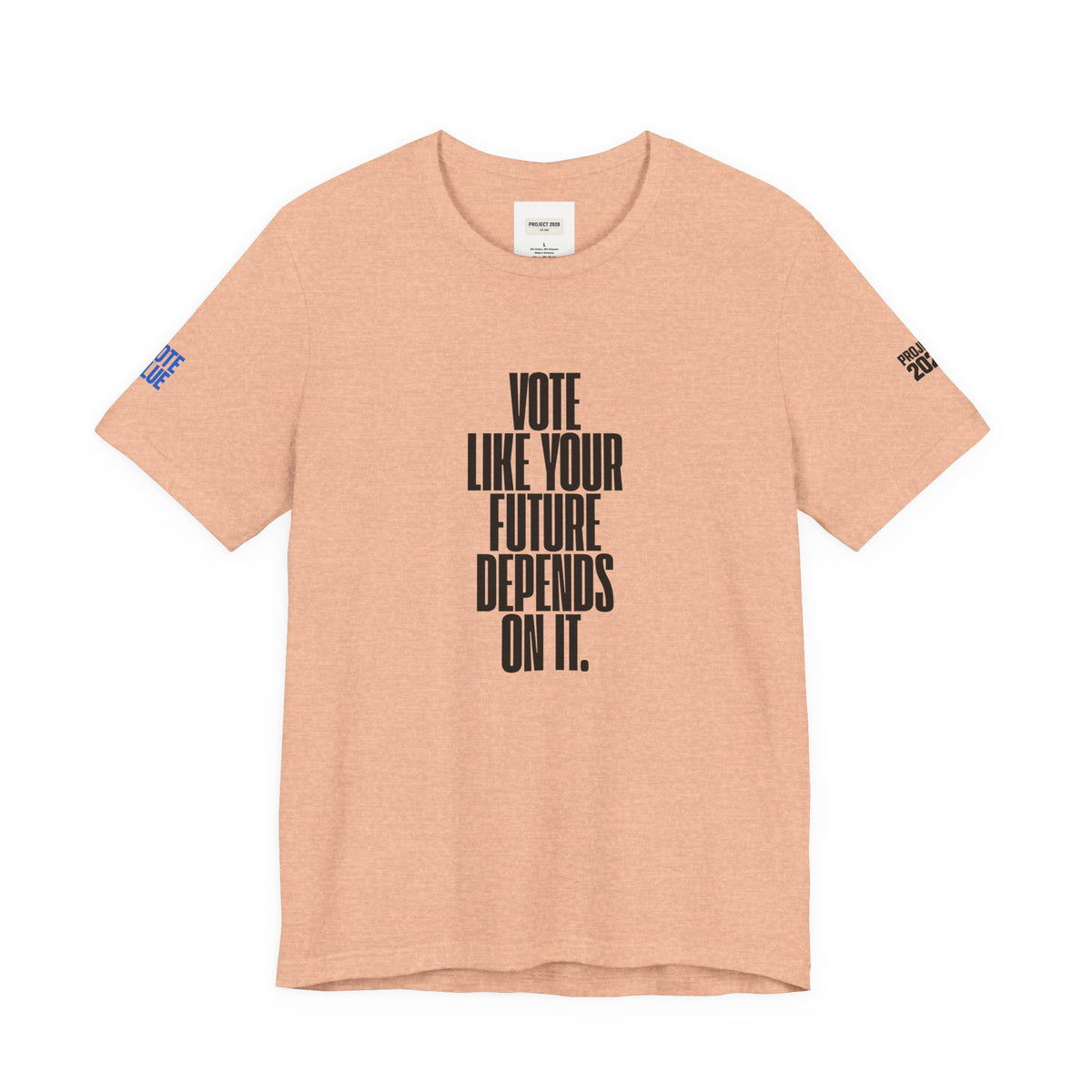 Democracy Is Not Automatic Tee — "Vote Like Your Future Depends On It" Political Statement Shirt - Make a Statement Without Saying a Word!