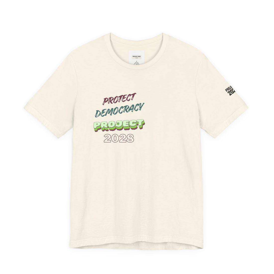 Protect Democracy Project 2023 Tee — "Democracy Isn't Automatic" Graphic T‑Shirt - Make a Statement Without Saying a Word!