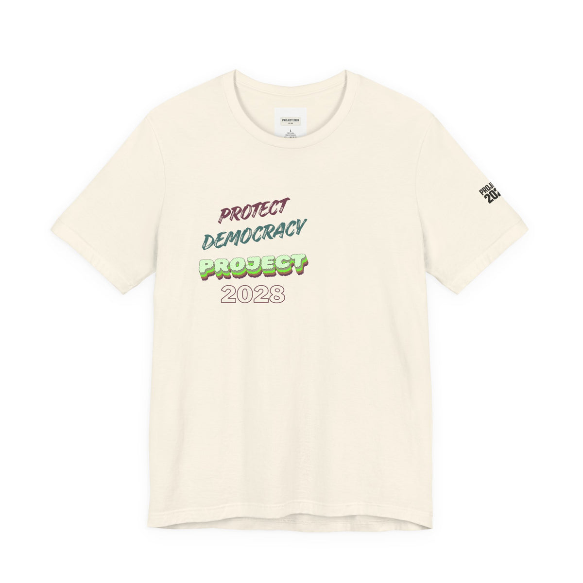 Protect Democracy Project 2023 Tee — "Democracy Isn't Automatic" Graphic T‑Shirt - Make a Statement Without Saying a Word!